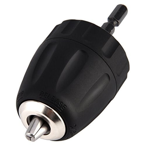 Walfront SDS Matkap aynası adaptörü 3/8‑24unf 0,8‑10 mm Anahtarsız Matkap Ucu Chuck Clip 1/4 inç Altıgen Şaft Adaptörlü