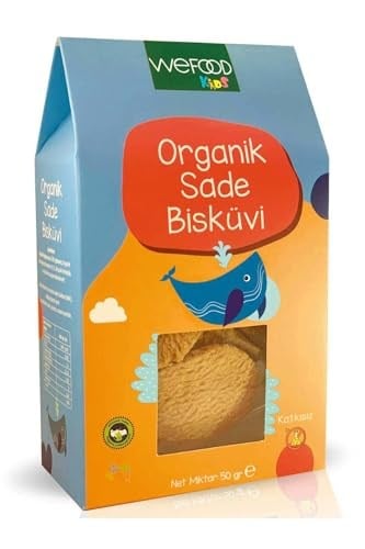 Wefood Kids Organik Sade Tereyağlı Bisküvi 50 gr 8683347030477