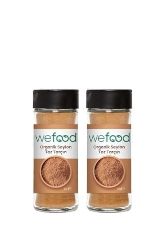 Wefood Organik Seylon Tarçın Tozu 45 gr 2'li