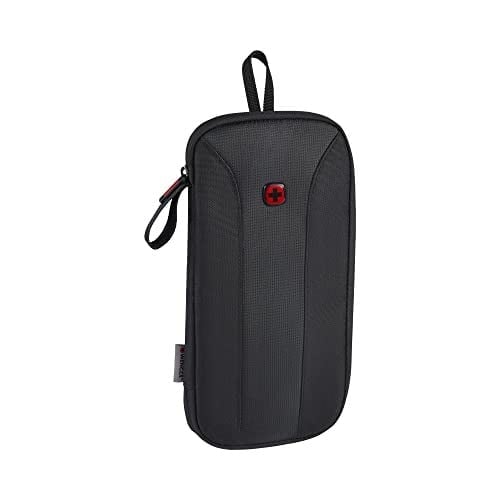 WENGER Travel Document Organizer, Seyahat Aksesuarı Cüzdan Unisex Yetişkin, Siyah (Siyah), TU, siyah, TU, Wenger, Seyahat Belgesi Düzenleyici, Siyah (R)