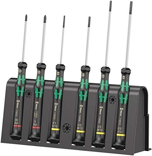 Wera Elektronikçi Tornavida Seti 2035/6 A + Raf, 6 Parça, 05118150001