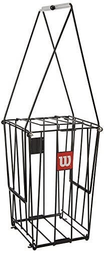Wilson 75 tenis Kugelkorb, siyah, Einheitsgrã boyutları