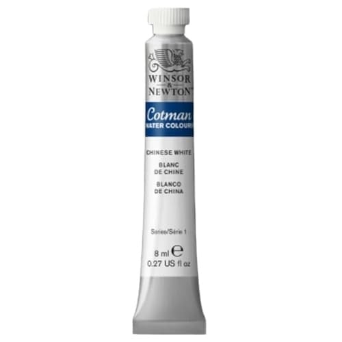 Winsor & Newton 0303150 Cotman sulu boya, mükemmel şeffaflık, renk gücü ve işleme özellikleri, su boyası 8 ml tüp - Çin beyazı
