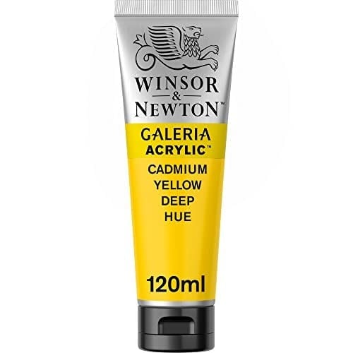 Winsor & Newton Galeria Akrilik Boya, 120ml, Cadmium Yellow Deep Hue 115