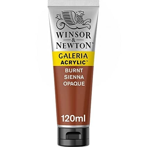 Winsor & Newton Galeria Akrilik Boya, 120Ml, Burnt Sienna Opaque 077