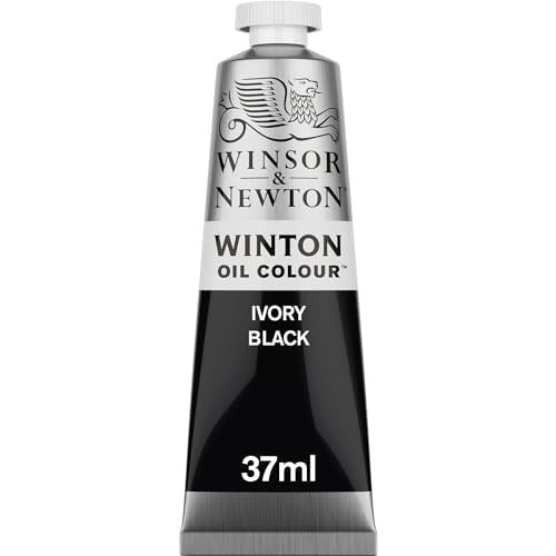 Winsor&Newton Winton Yağlı Boya, 37ml, Ivory Black 331 (24)