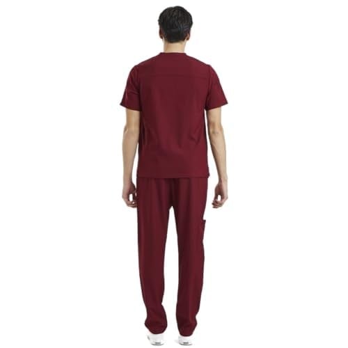 Wio Uniform CERES CERRAHİ ÜNİFORMA TAKIM– ERKEK, BORDO 2XL-