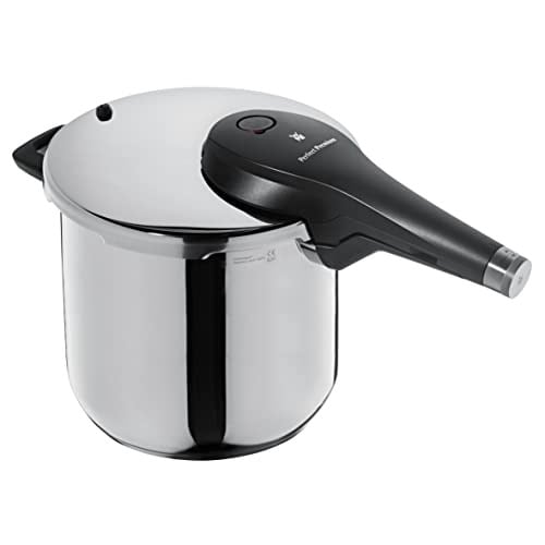 WMF Perfect Premium One Pot 6,5 L Düdüklü Tencere, 22 cm, İndüksiyon Uyumlu, Cromargan® Yüksek Kaliteli Parlak Paslanmaz Çelik, 2 Pişirme Kademesi, All-in-One Döner Kontrol Düğmesi