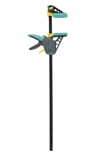 wolfcraft EHZ 100-700 tek elle mengene PRO 3033000 | İş parçalarının tek elle profesyonel gerilmesi için güçlü mengene | Sıkıştırma gücü: 120 kg - Sıkıştırma genişliği: 700 mm