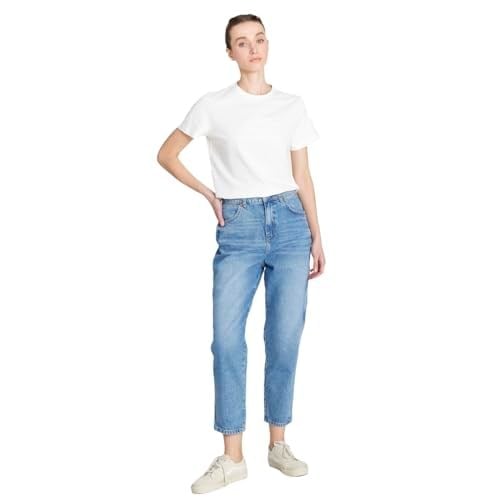 Wrangler Mom Denim Pantolon Kot Pantolon Kadın