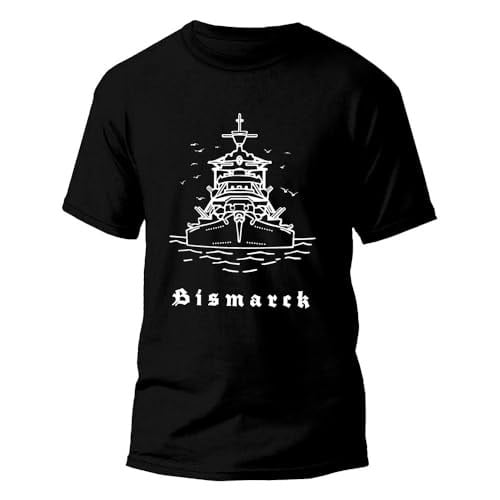 WW2 - BISMARCK - Özel Tasarım Tişört-1 -