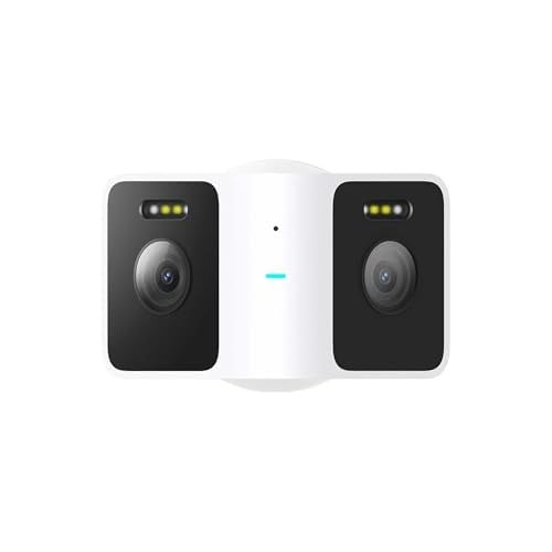 Xiaomi Outdoor Camera CW100 Dual White - Akıllı Güvenlik Kamerası | IP66 Su Geçirmez, Gece Görüşü Renkleri, İki Yönlü Ses, Işık Alarmı Sesi, Araç Kişi Tanıma