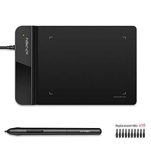 XP-Pen G430S 4 x 3 inç grafik tablet OSU! Oyun kalemi Tablet Kalem Tablet 8192 Basınç hassasiyet seviyesi 266 RPS (G430S, siyah)
