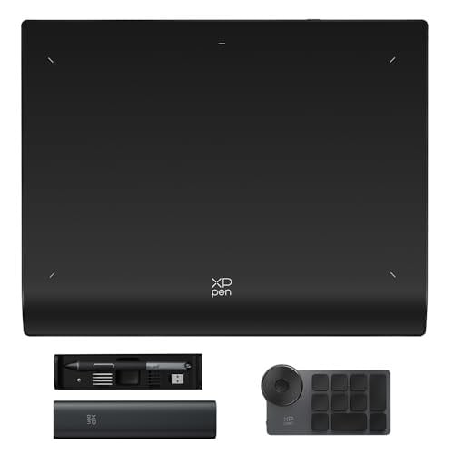 XPPen Deco Pro MW 2nd 9 x 6 inç Bluetooth Grafik Tablet, Dijital Kalem 16K Basınç Seviyesi, Kablosuz Uzaktan Kumanda, Dijital Çizim için