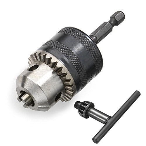 Yakamoz 0,6 – 6,5 mm 3/8 – 24UNF mandren adaptör dönüştürücü ile 1/10,2 cm Quick Change Hex şaft | etki sürücü dönüşümü Alet