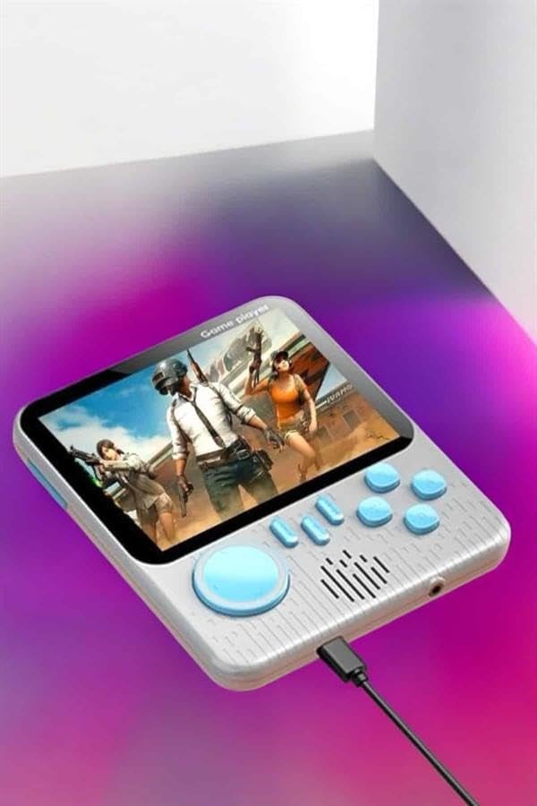 YamanHobi, El Atarisi 3.5 inç Ekran Çift Konsol 666 Adet Retro Oyun Gamepad