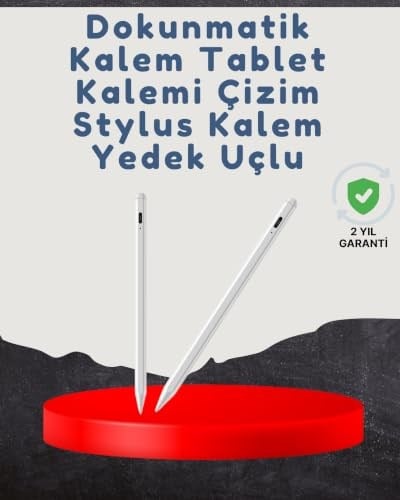 YamanHobi Yüksek Hassasiyetli Eğim Sensörlü Dijital Kalem – USB-C Hızlı Şarjlı -