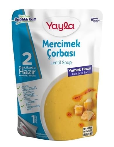 Yayla Hazır Mercimek Çorbası 250 gr