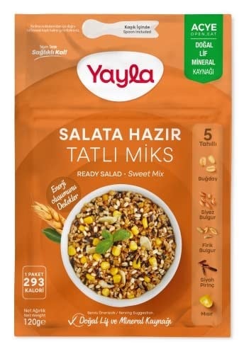 yayla Salata Hazır Tatlı Mix, 120 gr Tekli Paket