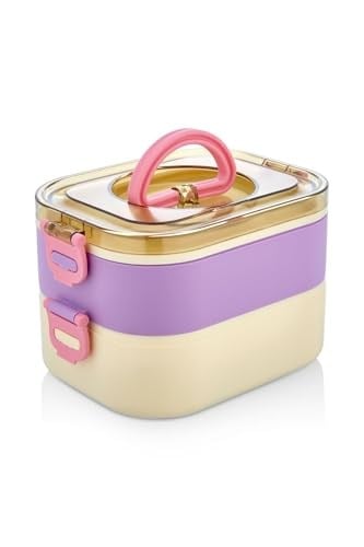 Yeni Nesil Sefer Tası Lunch Box Beslenmez Kabı Paslanmaz Çelik 1300 ml