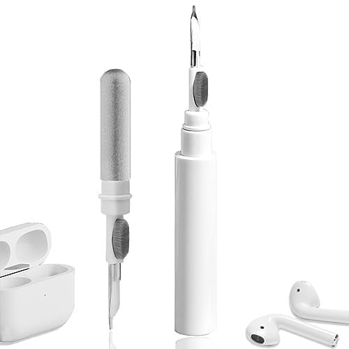 Yesimla Airpods Kulaklık Temizleme Kiti, Airpods Pro 1 2 3 Temizleyici Kit Kalem Şekli Kablosuz Kulaklıklar için Yumuşak Fırçalı Bluetooth Kulaklık Şarj Kutusu Aksesuar Aracı, Bilgisayar, Kamera ve Te