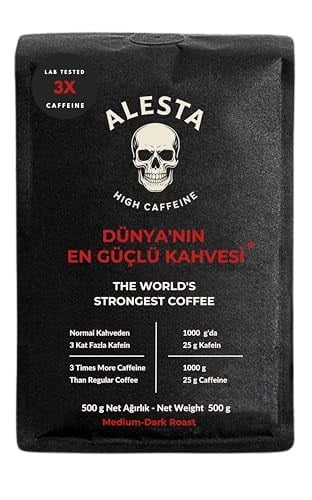 Yüksek Kafeinli Öğütülmüş Filtre Kahve 500 g | 3 Kat Kafein – High Caffeine