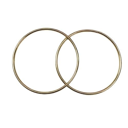 Yuvarlak Metal Çanta Sapı 13 cm CC2 01 Altın