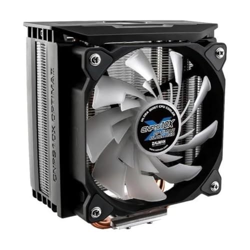Zalman CNPS10X OPTIMA II - RGB CPU Soğutucu PC - Dual Blade CPU Fan PWM Fan Kontrolü PC - AMD CPU ve Intel için Uyumlu İşlemci Fanı - Siyah RGB