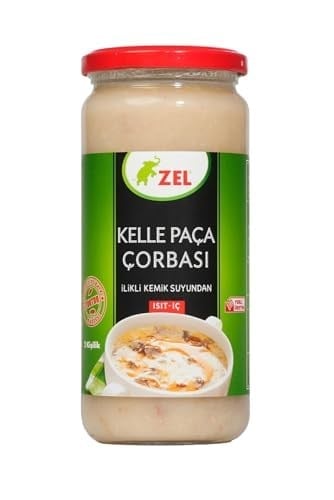 ZEL Kelle Paça Çorbası 480 ml – İlikli Kemik Suyundan, Proteinli Geleneksel Çorba