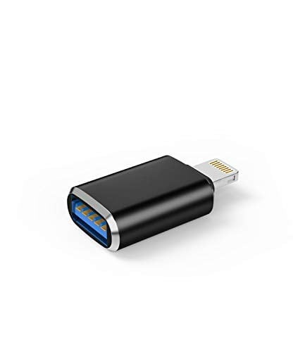 zoyuzan Lightning Erkek - USB3.0 Dişi Adaptör OTG Kablosu iPhone 12 11 Xr X XS 8 7 Plus Max iPad Air Pro Mini ile Uyumlu, Kamera Kartı Okuyucu Fare Klavye Göbekleri Piyano Dönüştürücü Bağlantı U Disk