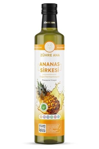 Zühre Ana Ananas Sirkesi Doğal Fermantasyon Pineapple Vinegar 500 ml