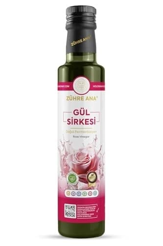 Zühre Ana Gül Sirkesi Doğal Fermantasyon Rose Vinegar 500 Ml