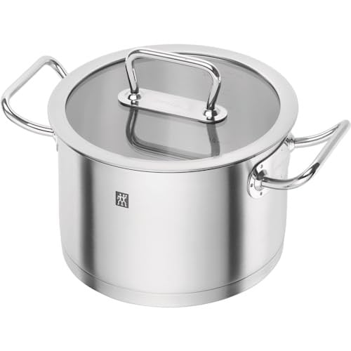 Zwilling Derin Tencere, 20 cm, Yuvarlak, 18/10 Paslanmaz Çelik - Bedenler: 16 cm, 20 cm, 6.25 liters