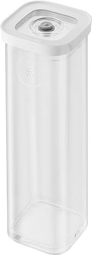 ZWILLING Fresh & Save Cube kutu, boyut 4S, modüler ve istiflenebilir saklama kabı, hava geçirmez ve vakumlanabilir saklama, bulaşık makinesinde yıkanabilir, şeffaf