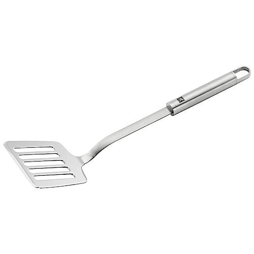 Zwilling Pro Kızartma Spatulası, 35 cm, Metalik Gri, 18/10 Paslanmaz Çelik - Seçenekler: Delikli Turner, Silikon Turner