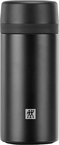 Zwilling Thermo Çay Demlikli Matara, Paslanmaz Çelik, Siyah, 420 ml
