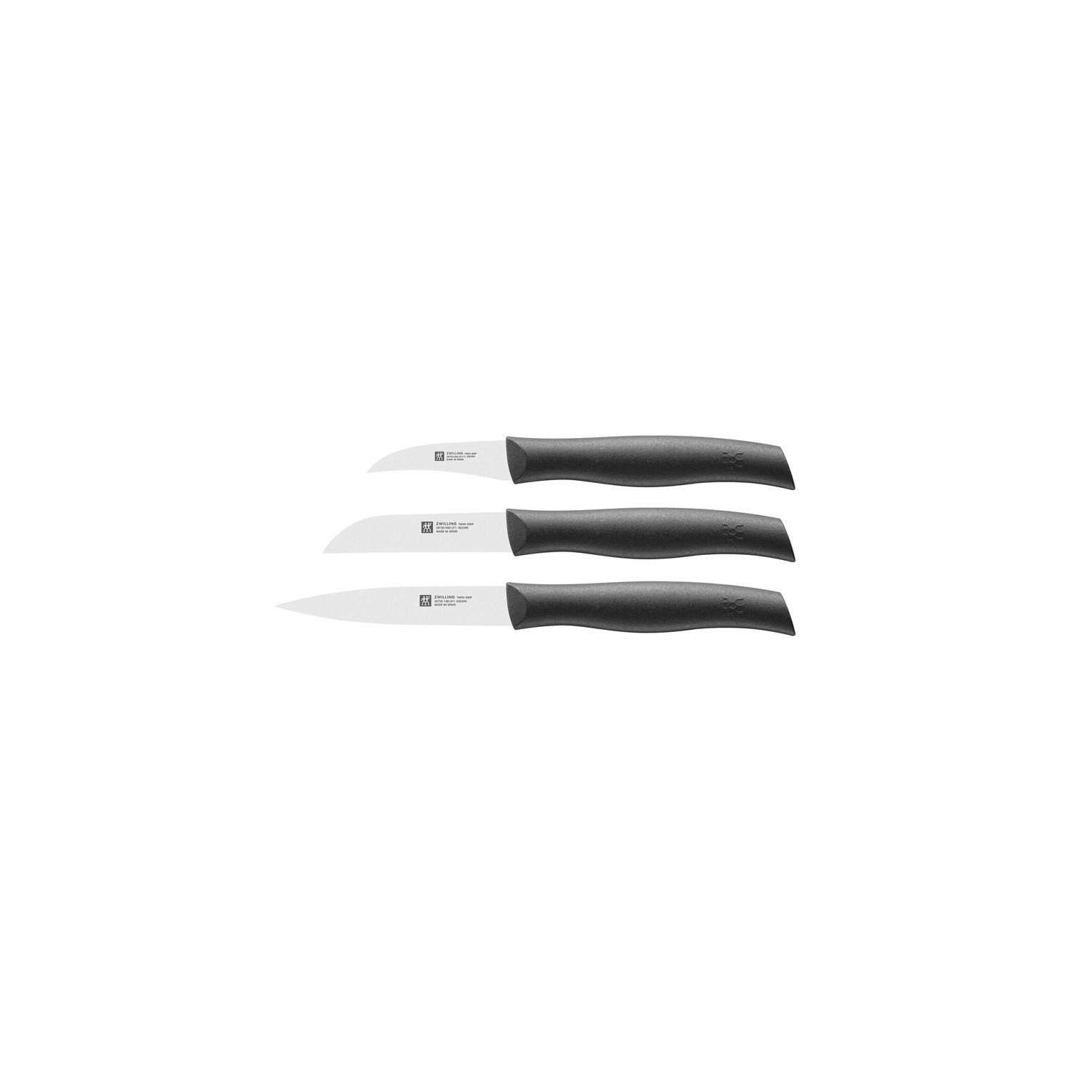 Zwilling Twin Grip Bıçak Seti 3 Parça-Siyah