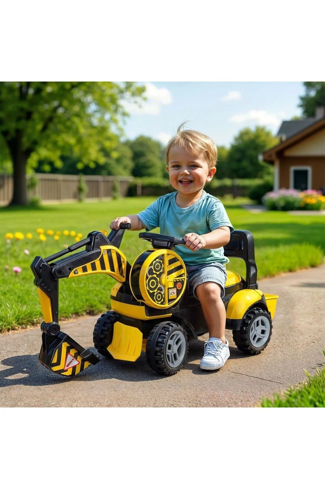  Pedalsız Bin Git İnşaat Aracı Kepçe 