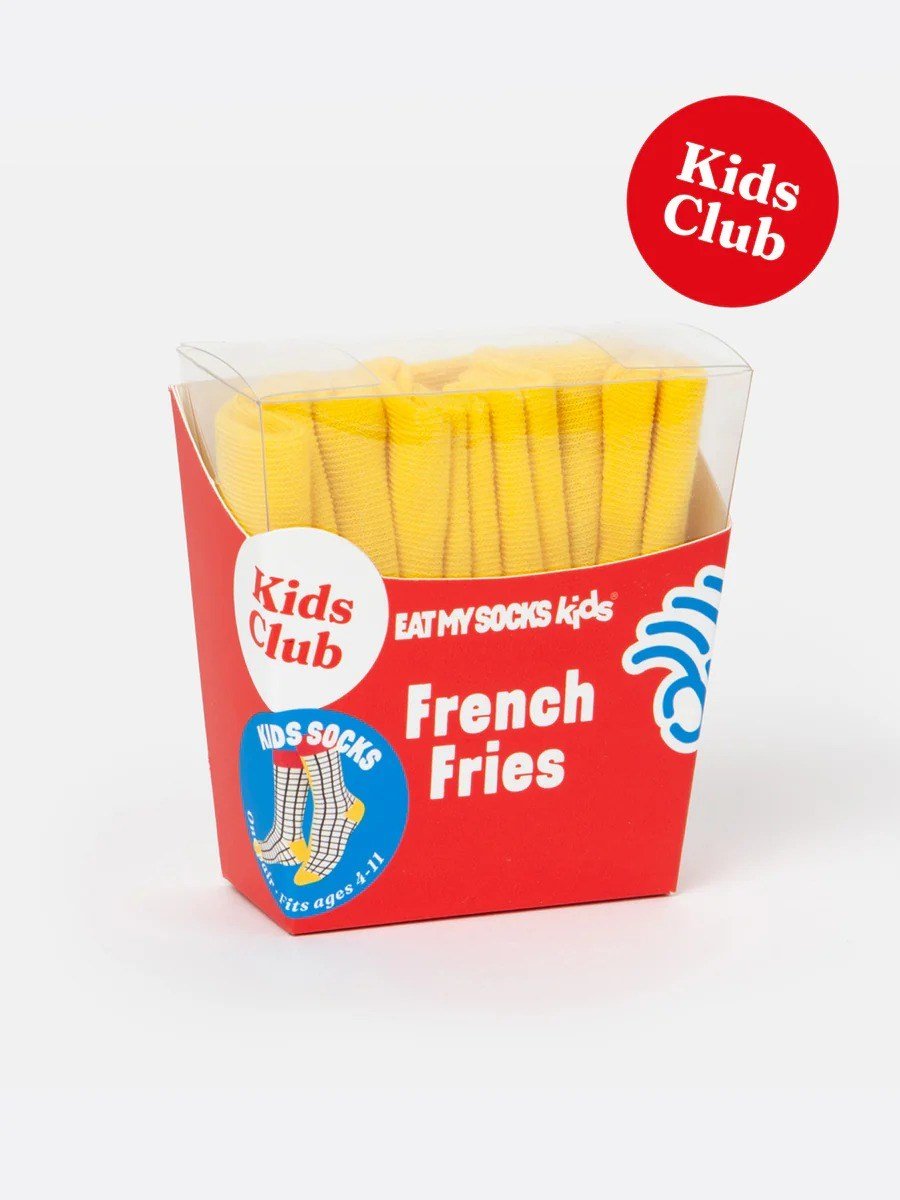 Eat My Socks French Fries 5-10 Yaş Çocuk Çorap