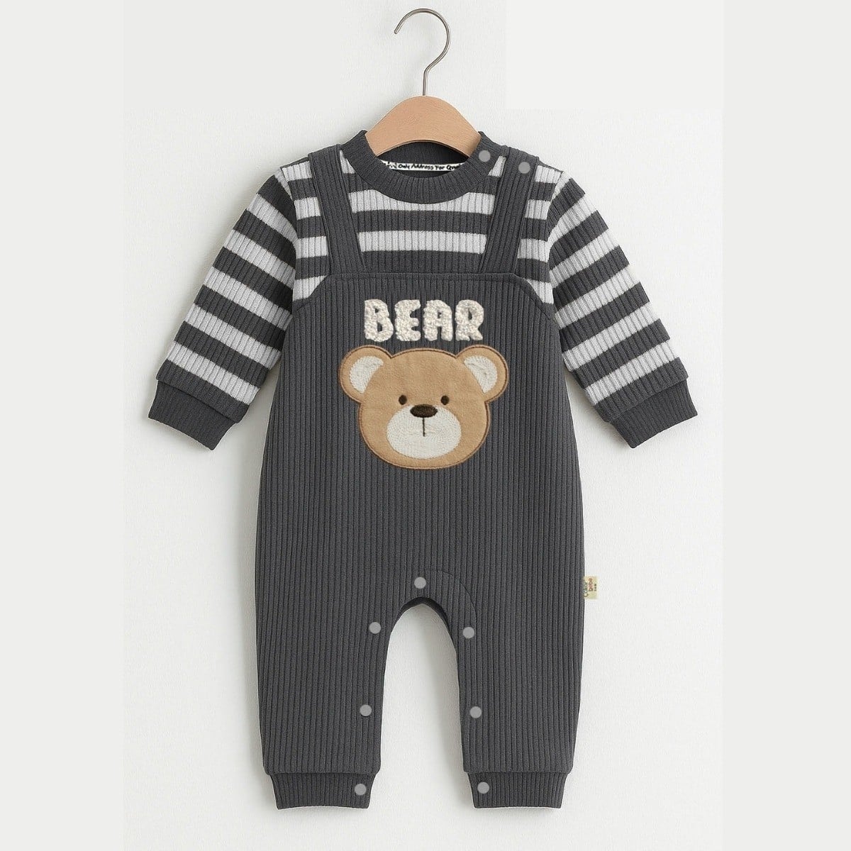 Erkek Bebek Bear Salopet 6-12 Ay
