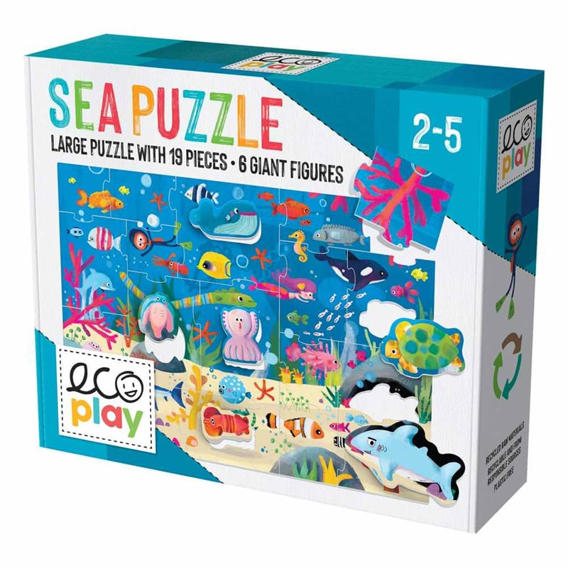 HEADU ECOPLAY SHAPED PUZZLE SEA (2-5 YAŞ)