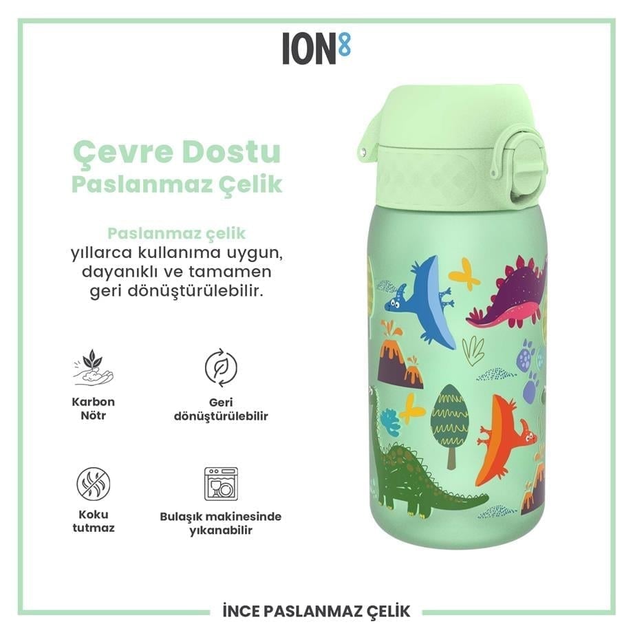 ION8 Desenli Çelik Suluk 400 ml