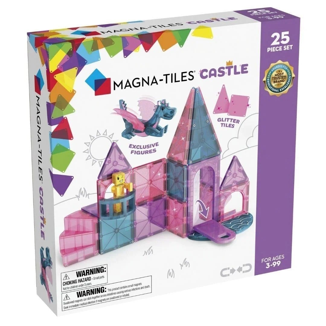 MAGNA-TILES® - Castle - Prenses Şatosu Manyetik Bloklar - 25 Parça
