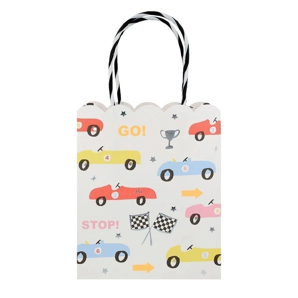 Meri Meri - Race Car Party Bags - Yarış Arabaları Parti Çantaları - 8'li