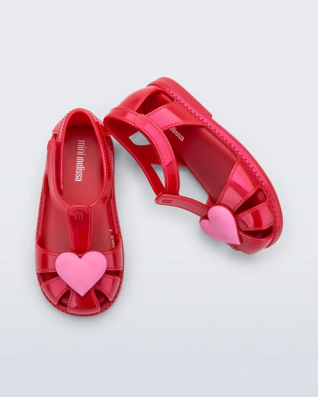 MINI MELISSA HIP HEART BALLERINA BB KIRMIZI PEMBE KALP