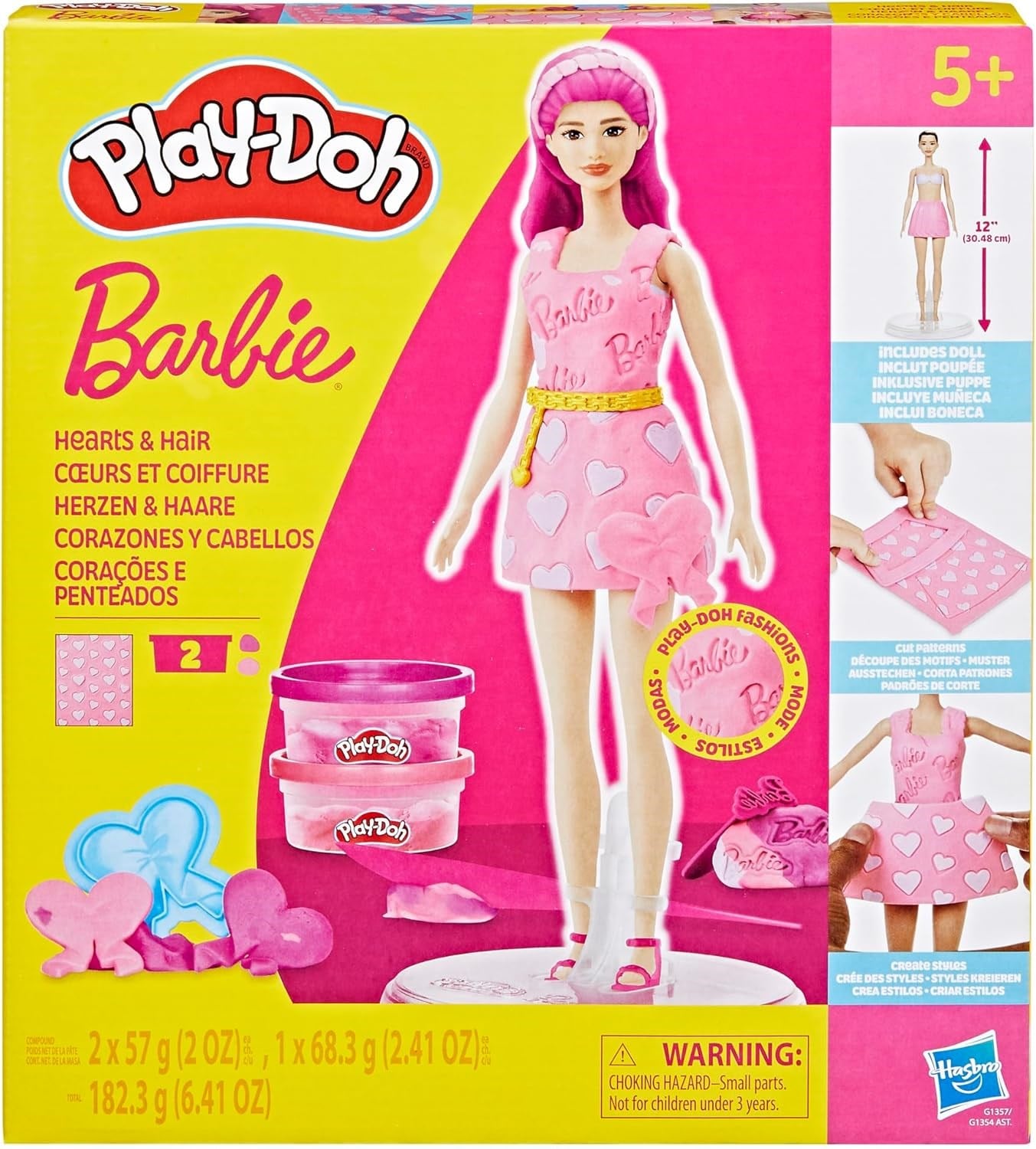 Play Doh Barbie Kalpler ve Saçlar