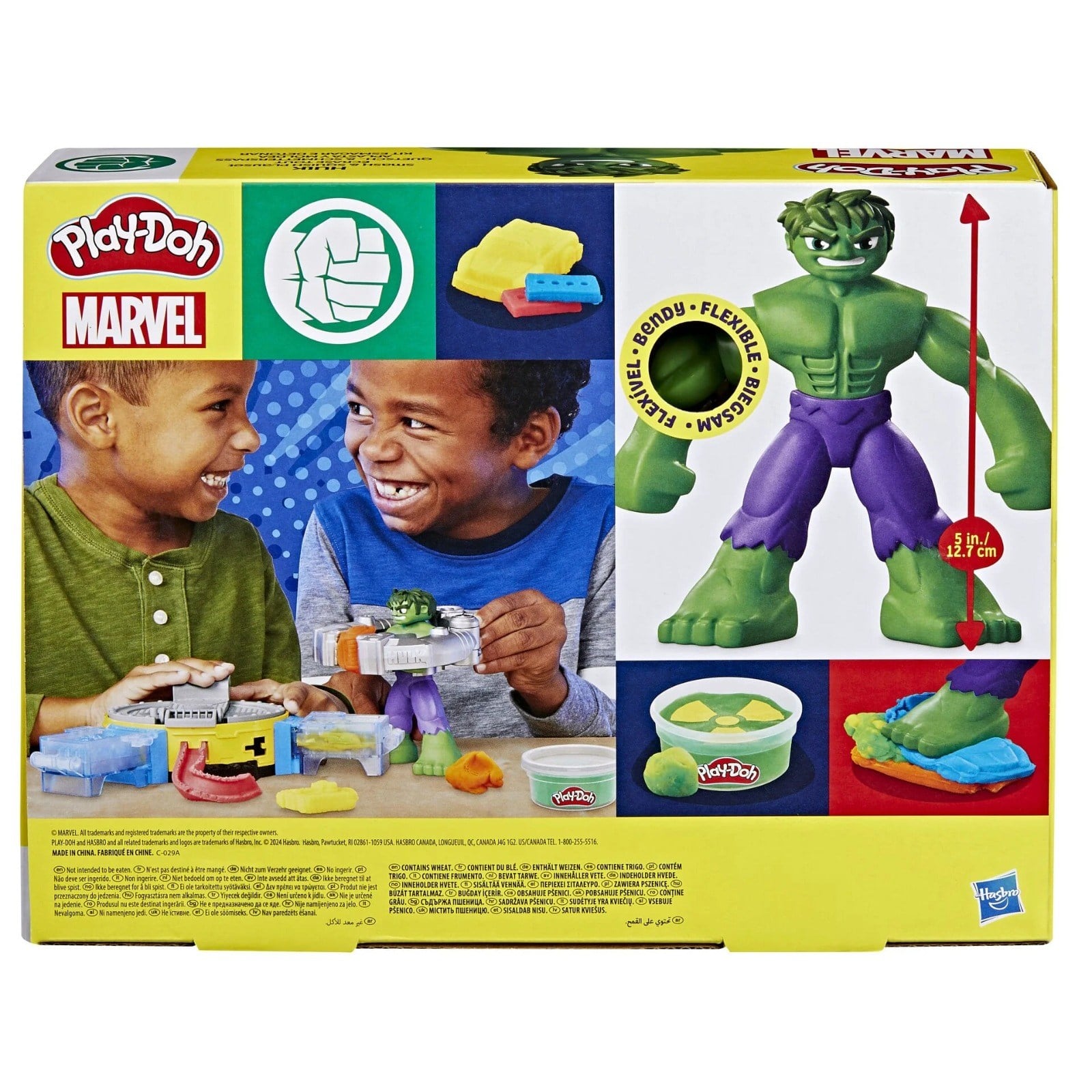 Play Doh Marvel Hulk Smash & Squish Oyun Seti F9826