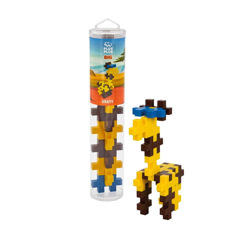 PLUS-PLUS BIG 15 PC TUBE - GIRAFFE