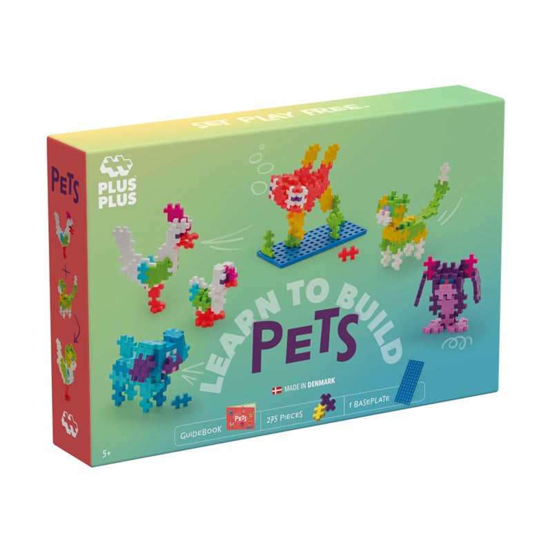 PLUS-PLUS LEARN TO BULID PETS / 275 PCS