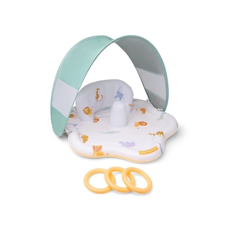 Swim Essentials Wild Life Sırt Destekli ve Gölgelikli Bebek Oyun Matı